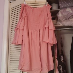 SHEIN Layered Flounce Sleeve Dress